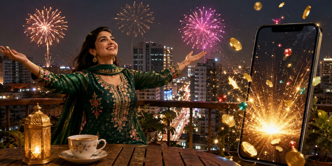 চট্টগ্রামে ঈদ উৎসবে মোবাইলে বেটিং উপভোগ করছেন একজন তরুণী